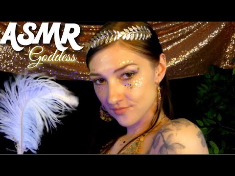 ASMR Golden Goddess Brushes You To Sleep