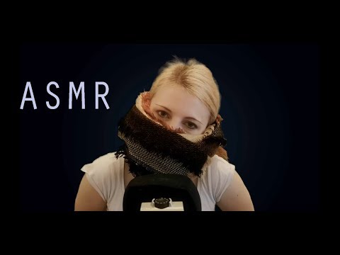 ASMR Whisper | Very Tight Scarfs | Mumbling Through Fabric