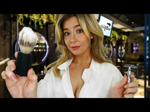 ASMR The HUNGOVER Barber | Hot Towel Shave Experience