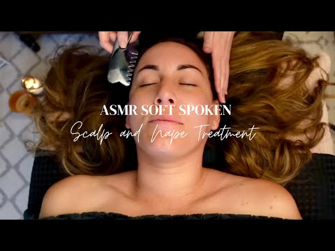 ASMR The Perfect Treatment to help you sleep! | Scalp Scaling, Nape Care & Aromatherapy Massage.