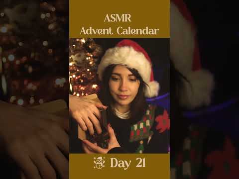 ASMR Advent Calendar - Day 21 ☃️ #asmr #shorts