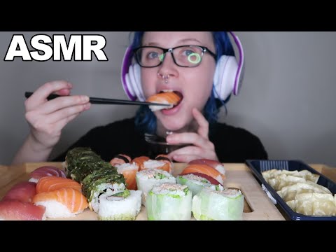 ASMR LOADS Of Sushi [Eating & Whispers] 🍣