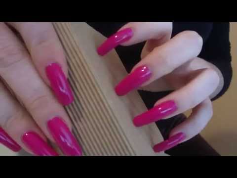 ASMR: scratching-box with my natural nails