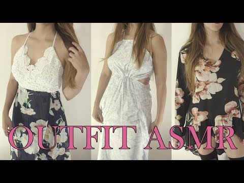 ⭐️ ASMR Español ⭐️ Mis outfits más lindos del verano. Probando vestidos a la moda. Blooming Jelly