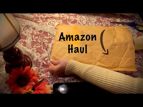 ASMR Amazon Haul (No talking) See what came in the mail!