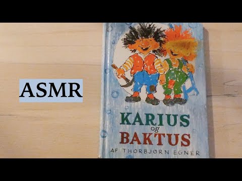 ASMR Male Voice Soft Spoken Storytelling (Danish Children's Book, Page Turning, Book Sounds)