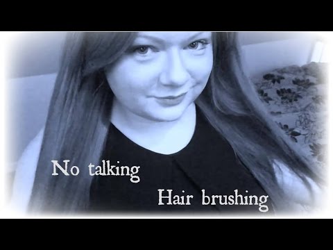 ASMR wig brushing, no talking.