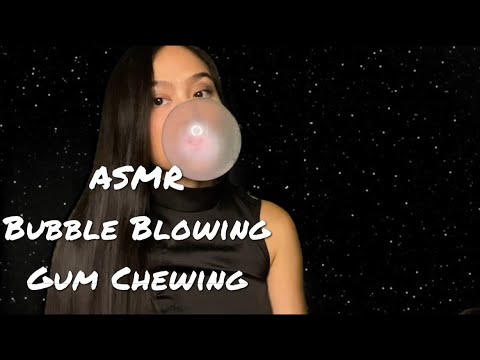 ASMR: Relaxing Bubble Gum Blowing | Gum Chewing | Gum Snapping | No Talking |