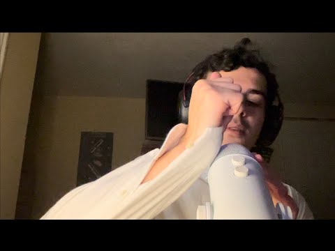 ASMR Request Collared Shirt Triggers with Mic Brushing 😎