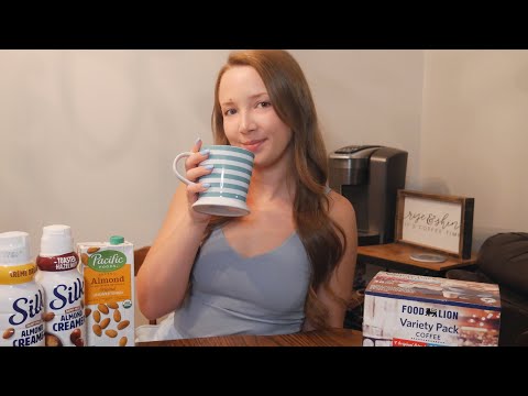 ASMR| Have A Morning Coffee With Me☕️☀️🌒 (whisper ramble + coffee triggers)