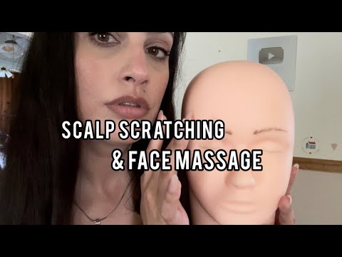 Fast Aggressive ASMR | Scalp Scratching & Face Massage (w/ The Acupuncture Doll + a new doll...)
