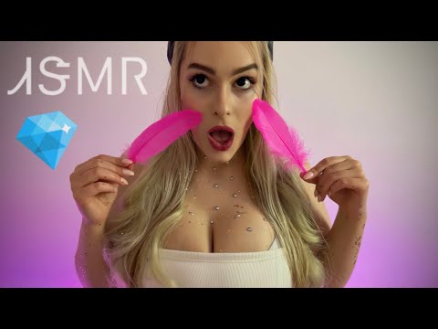 Glittering Body ASMR 💎 Relaxing touches with sparkling glitter ✨