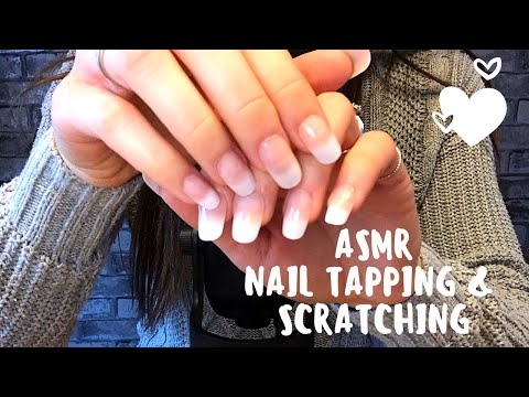 ASMR Nail Tapping and Flickering with Mouth Sounds