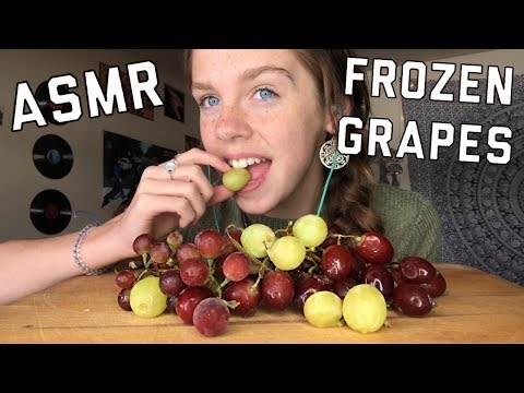 ASMR Frozen Grapes (EATING SOUNDS)