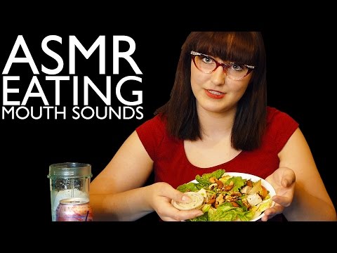 Ultra-Clear ASMR Eating Sounds! Mukbang Healthy Salad, Organic Cheesy Poofs & La Croix