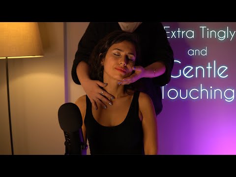 ASMR Extra Tingling Face and Neck Gentle Touches Massage