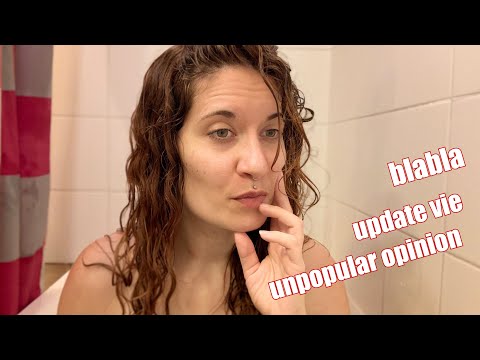 ASMR FRANÇAIS | blabla dans mon bain - update vie, unpopular opinion corona