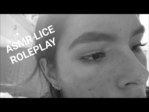 ASMR: Lice Check Roleplay {latex gloves, shampoo, combing hair, picking through hair}