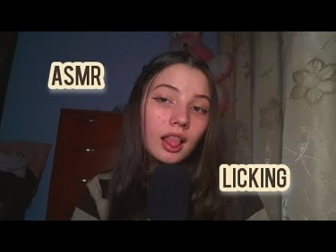 АСМР| ликинг | неразборчивый шепот| звуки рта| ASMR| licking| unintelligible whisper |
