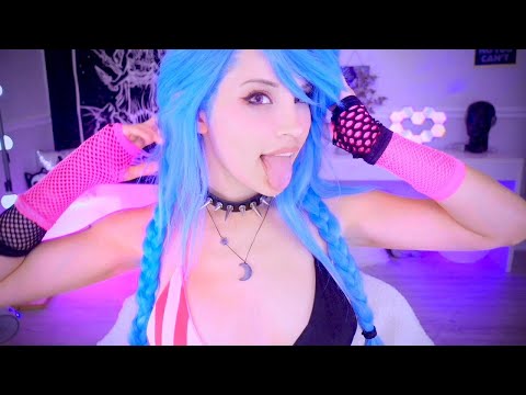 ASMR | Jinx caresses you gently | personal attention | Visual triggers