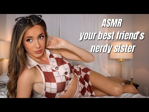 ASMR Your Best Friend's Shy Sister Confesses Feelings 💞 soft spoken + calculator sounds