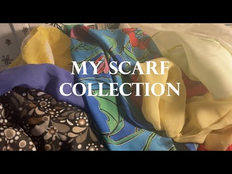 {ASMR} My Scarf Collection