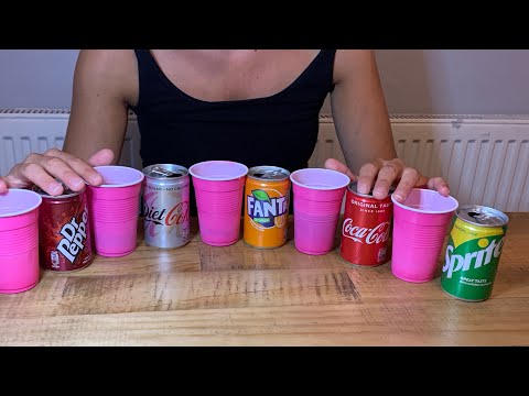 ASMR ICE and SODA SOUNDS | STORM in the background | SODA pouring | NO TALKING