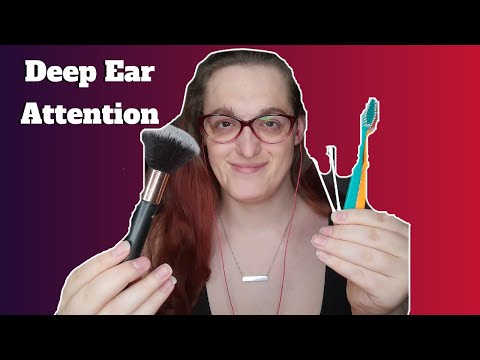 ASMR | Deep Ear Attention, Ear Brushing, Stippling, Scratching