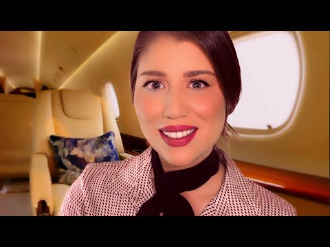 ASMR | Luxury Flight Attendant (Personal Attention, First Class)
