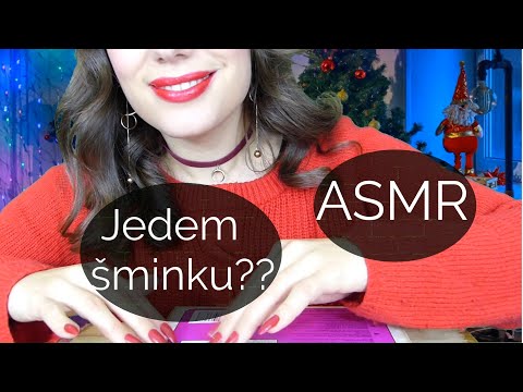 ASMR 💙 EATING chocolate Makeup 🍫 and WHISPERING in serbian - MUKBANG ?