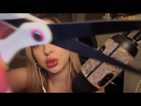 ASMR Giving you a Fast and Aggressive haircut ✂️ Inaudible and Mouth Sounds *No Talking*