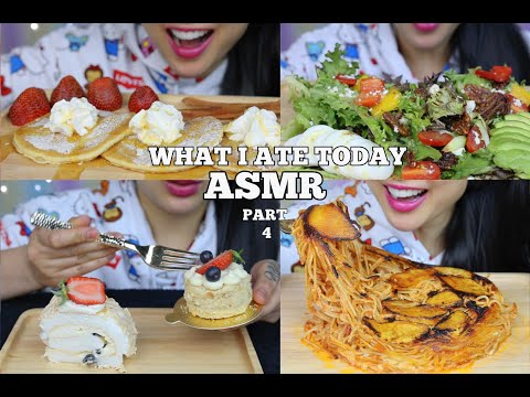ASMR WHAT I ATE TODAY (PART 4) EATING SOUNDS | NO TALKING | SAS-ASMR