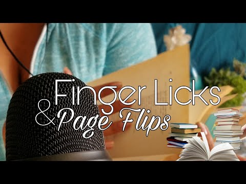 ASMR | Finger Licks & Page Flips