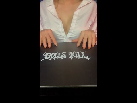 Satisfying ASMR Unboxing || Dolls Kill Thanksgiving Haul #shorts ASMR