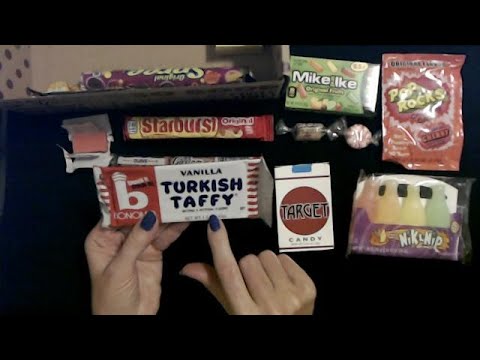 ASMR | Nostalgia Candy Box Show & Tell Part III (Whisper)