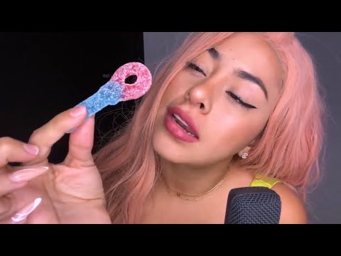 ASMR DULCES M0UTH SOUNDS + INAUDIBLES