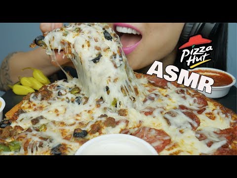 ASMR PIZZA HUT (EATING SOUNDS) | SAS-ASMR