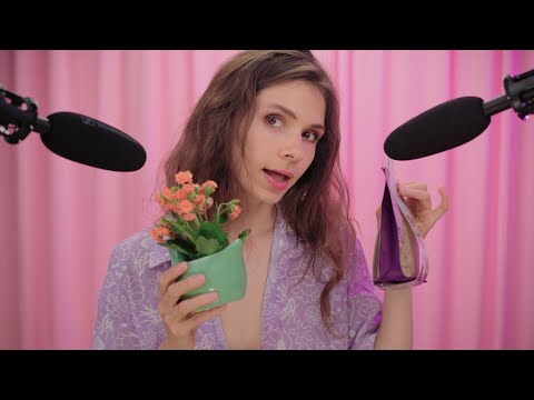 ASMR - Flowers Shopping Roleplay🌸 (whispers, soft spoken, tapping)