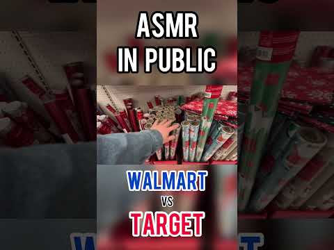 ASMR In Public | Walmart Vs Target 🎯 🛍️ #shorts #asmr #satisfying #shortvideo