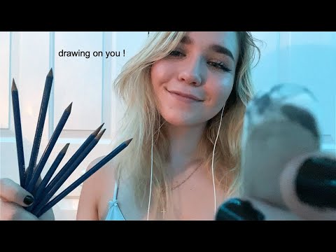 ASMR Drawing Right on Your Face ♡