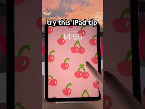 how to change wallpaper on tap🫶🏻 #tutorials #ipad #apple #ipadtips #ipad10thgen