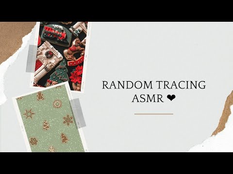 ASMR - Random tracing / rain sounds ❤️