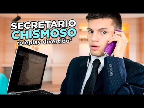 ASMR - SOY TÚ SECRETARIO CHISMOSO - ASMR Español