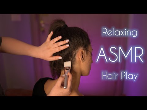 ASMR Sleep Guaranteed! Hair Playing, Brushing, Scratching (No Talking)