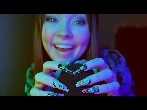 ASMR Loud, Fast and Aggressive Mic Scratching With SUPER LONG Nails