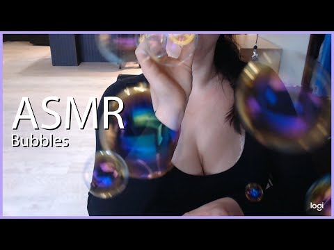 ASMR Blowing Bubbles