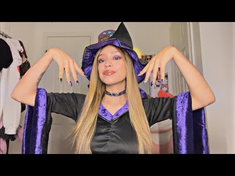 ASMR🔮HALLOWEEN TRIGGERS/ASSORTMENT🎃🕸TAPPING + SCRATCHING (witch vibes)
