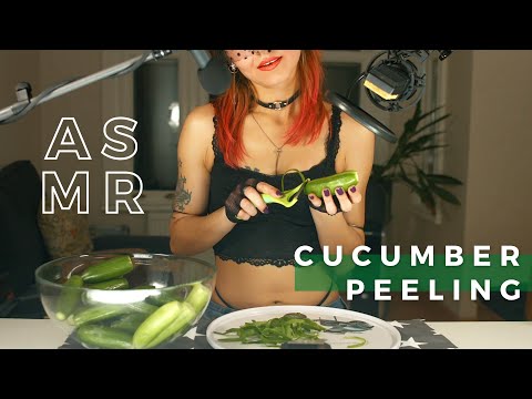 ASMR with Nilly | Cucumber Peeling | High Quality