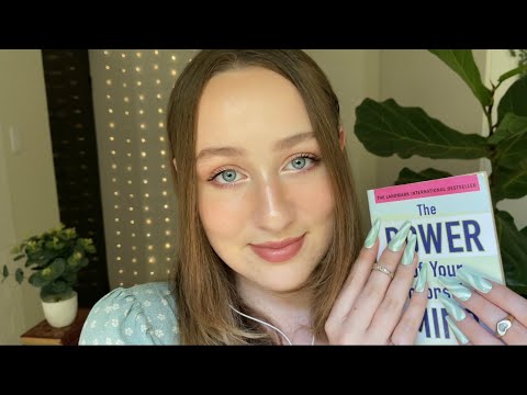 asmr for sleep #3 (book gripping, tapping, whisper ramble)
