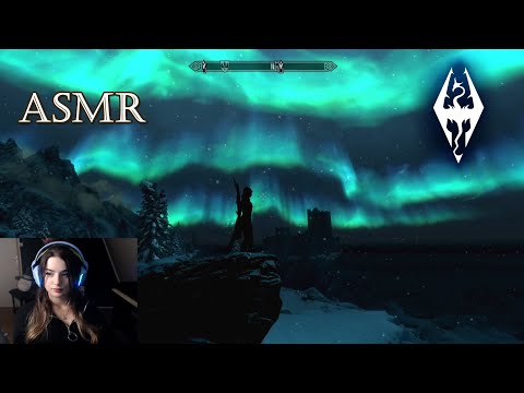 SKYRIM ASMR ❄️ Exploring and Sneaking around Winterhold ❄️ (in-game ambient sounds & music)